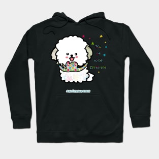 Its Ok To Be Different - Puppy - 02 April Hoodie